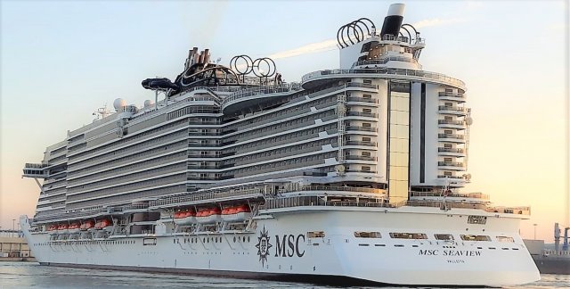 msc seaview maiden call 17042019 3